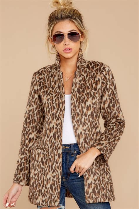 lepard coat|leopard coats for women.